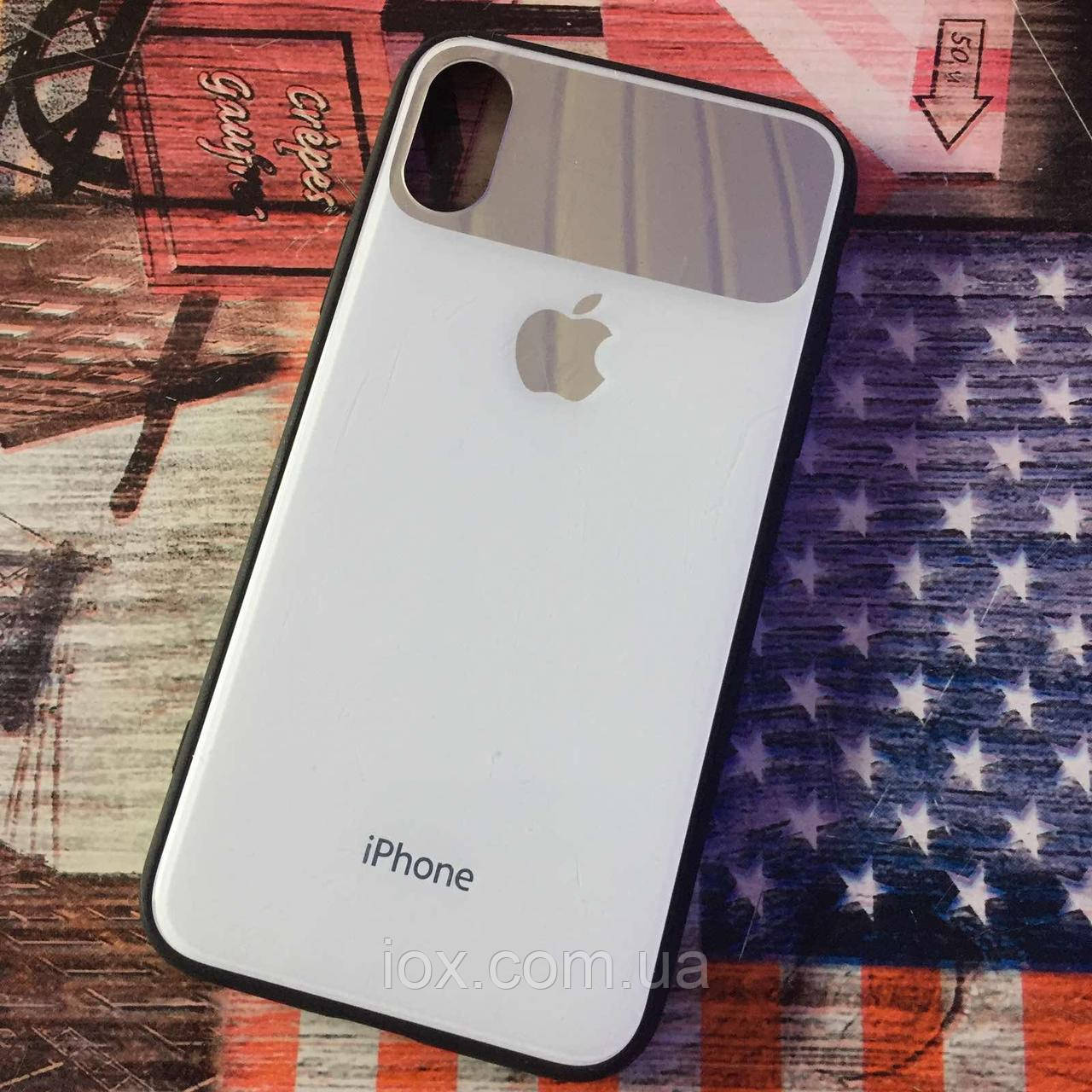 Білий силіконовий чохол для iphone X/XS