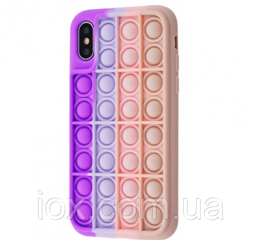 Чохол для iPhone XS Max Pop it multicolour