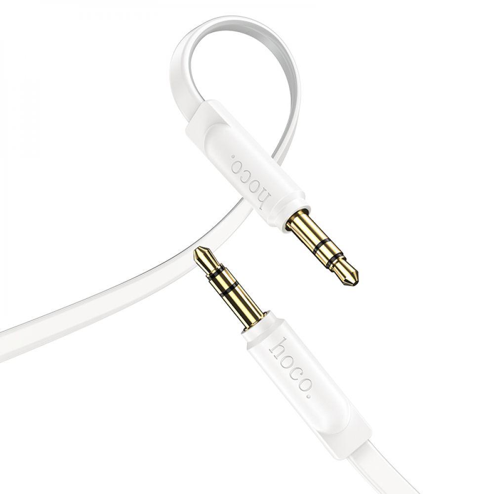 Кабель Aux Hoco UPA16 audio cable Цвет Белый - фото 2 - id-p1920281217