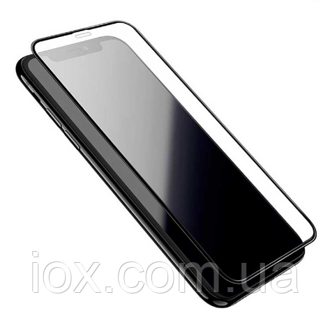 Захисне чорне скло GLASS 6D для Apple iPhone 11pro Max Black 6.5 дюйма