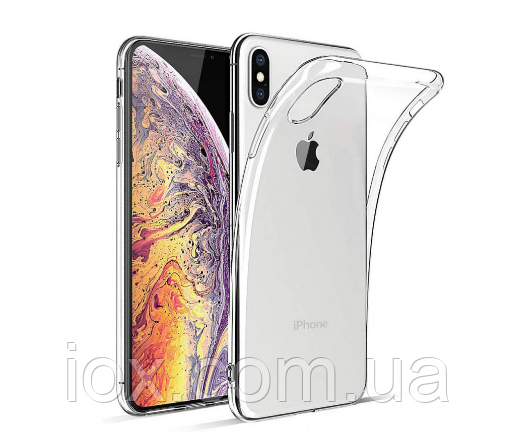 Фірмовий прозорий силіконовий чохол iPhone X/XS в упаковці Hoco