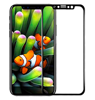 Захисне скло 5D Full Cover (Premium) для Apple iPhone X XS (5.8") чорне