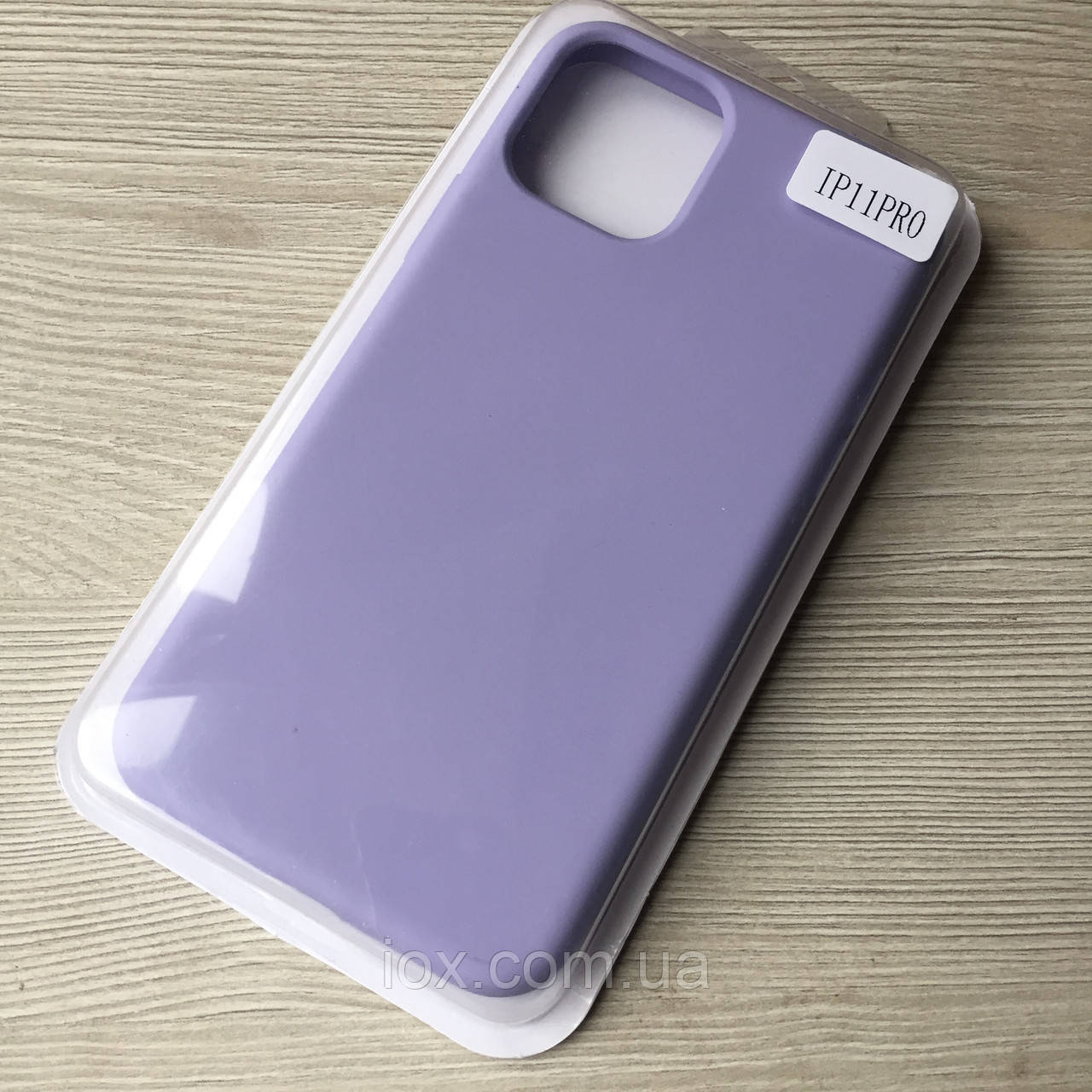 Силіконовий лавандовий чохол Soft Touch для iphone 11pro в упаковці