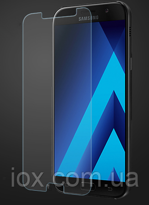 Захисне протиударне скло для Samsung A7 A720H 2017 (Glass Screen)