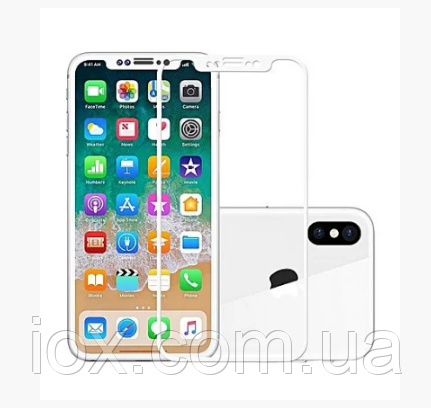 Захисне скло для Apple iPhone 11pro (5.8") 4D Full Cover (Premium) білий обід