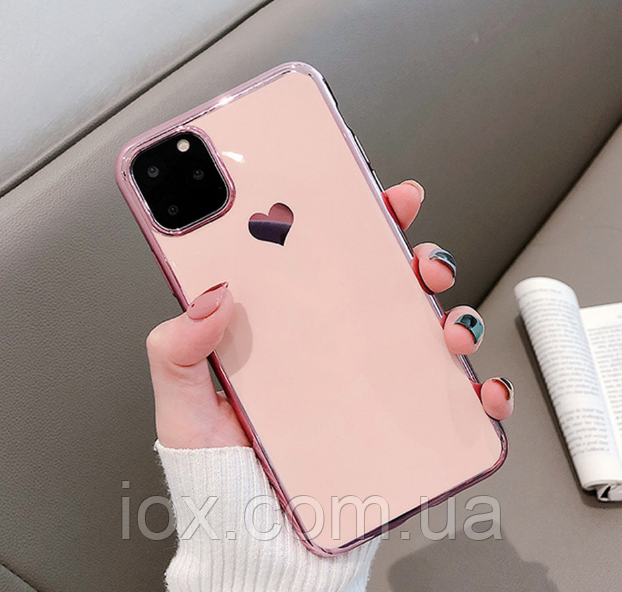 Силіконовий чохол + серце для iPhone 11(6.1 дюйма)