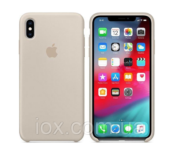 Білий чохол накладка для iPhone XS Max Silicone Case