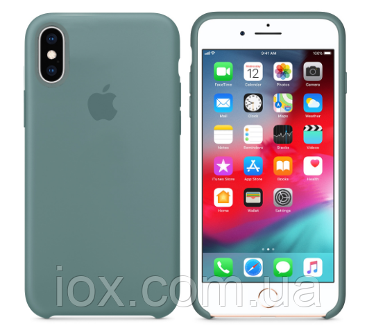 Ментоловий чохол накладка для iPhone XS Max Silicone Case