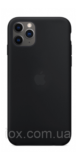 Чорний чохол накладка для iPhone 11Pro Max Silicone Case
