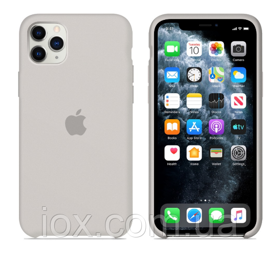 Світло-сірий чохол накладка для iPhone 11Pro Max Silicone Case