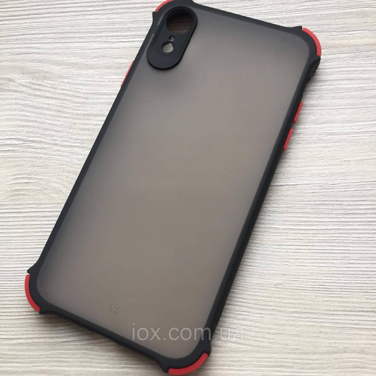 Протиударний чохол Armor Frame для iphone XR чорний