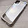 Силіконовий чохол c камінням Swarovski для Iphone 12pro Max срібний, фото 4