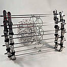 Плечики  вішалки  з прищіпками 35 см тремпеля  для штанів спідниць  металеві упаковка 10 шт, фото 8