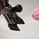 Плечики вішалки з прищіпками 35 см тремпеля для штанів і спідниць хромовані металеві посилені упаковка 10 шт, фото 6