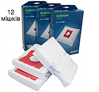 Одноразовые мешки для пылесоса SAMSUNG для всех моделей SAMSUNG For All models SAMSUNG (комплект 12 шт)
