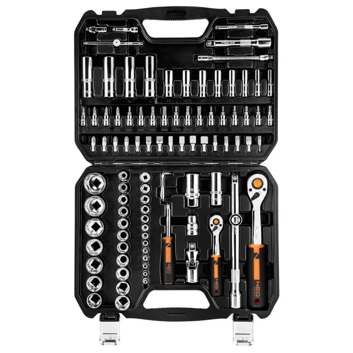 Набір інструментів головки змінні NEO Tools (1/2", 1/4", 94 шт.)