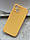 Жовтий силіковий фірмовий чохол для iphone 13, фото 2