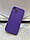 Фіолетовий силіковий фірмовий чохол для iphone 14, фото 4