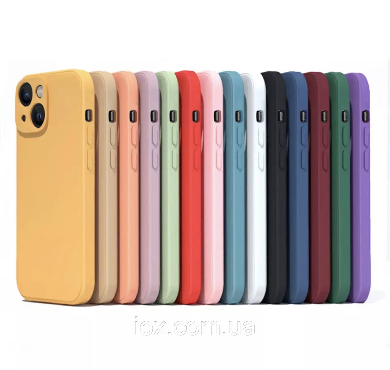 М'ятний силіковий фірмовий чохол для iphone 13
