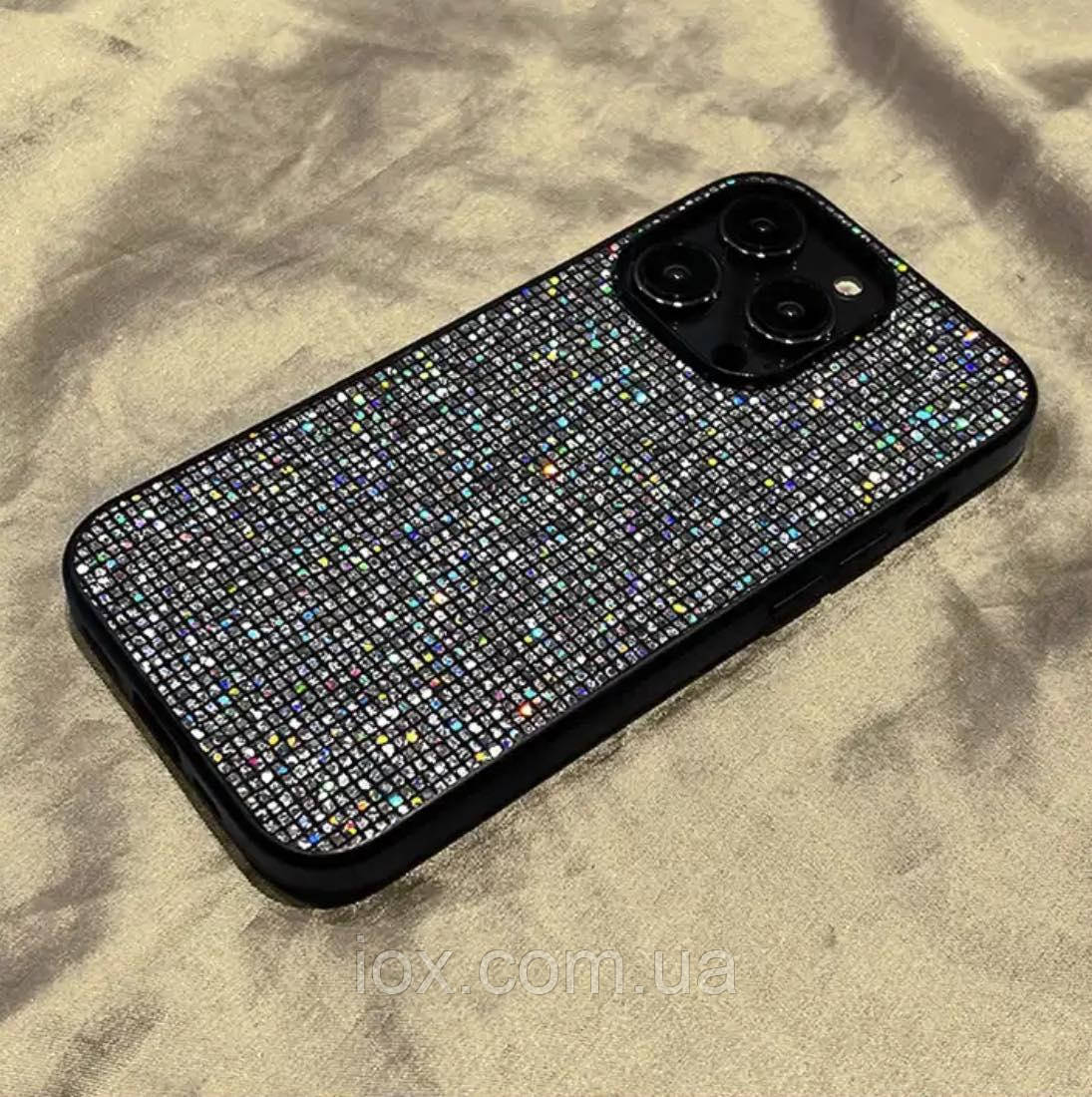 Силіконовий чохол із камінням Сваровскі для Iphone 14pro Max 6.7дюйма
