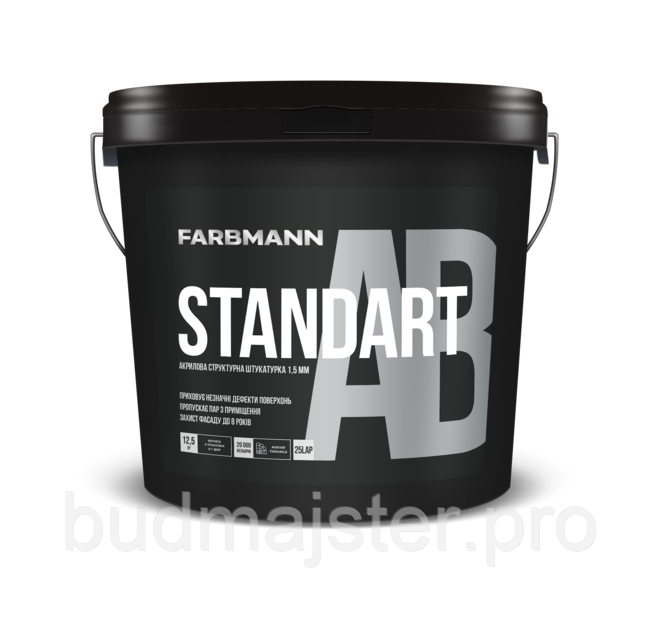 Штукатурка FARBMANN STANDART АB «баранець», 25 кг.