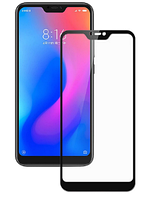 Захисне чорне скло 2.5 D Full Glue Xiaomi Mi 8SE