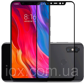 Защитное черное стекло 2.5D Full Glue Xiaomi Pocophone F1