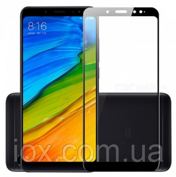 Захисне чорне скло 2.5 D Full Glue Xiaomi Redmi 5+