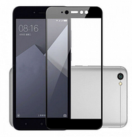 Захисне чорне скло 2.5 D Full Glue Xiaomi Redmi 5a