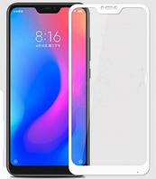 Захисне біле скло 2.5 D Full Glue Xiaomi Redmi 6 Pro