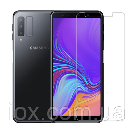 Захисне скло на Samsung Galaxy A7 A750 2018 в упаковці
