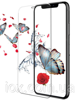Захисне прозоре скло 5D Full Cover (Premium) для Apple iPhone X XS (5.8")