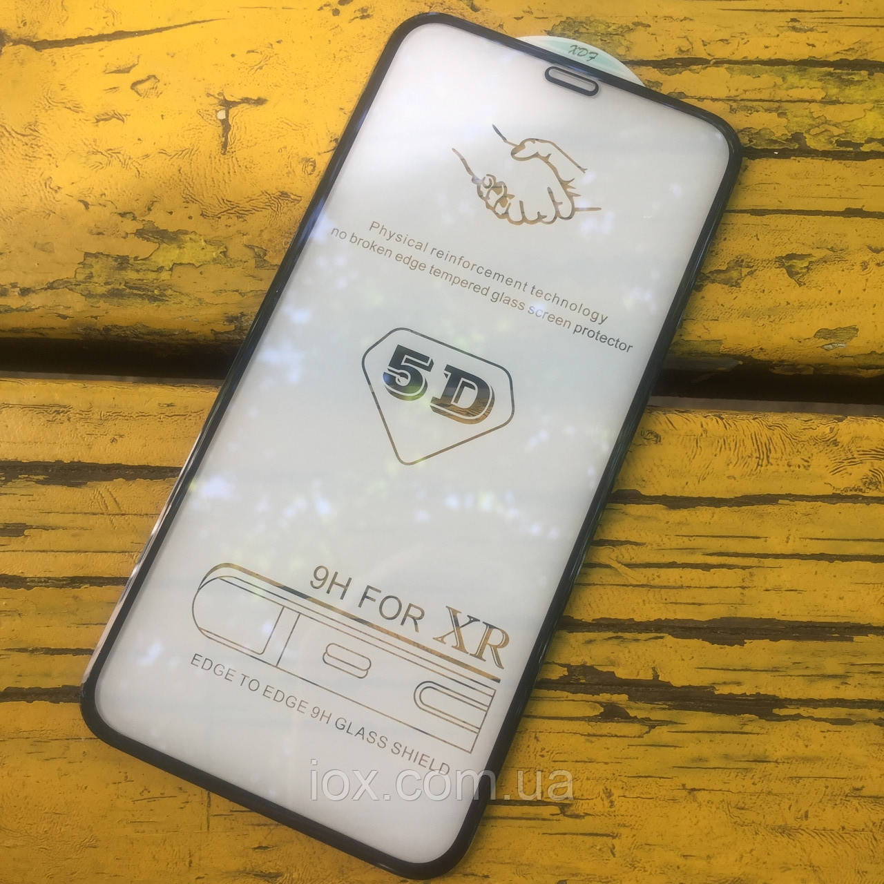 Захисне скло GLASS 6D для Apple iPhone XR Black 6.1 дюйма