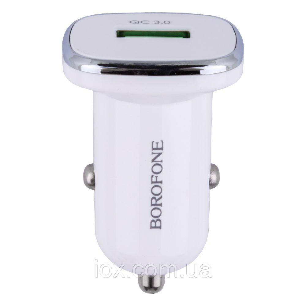 Автомобільний Зарядний Пристрій Borofone BZ12A QC 3.0 Micro