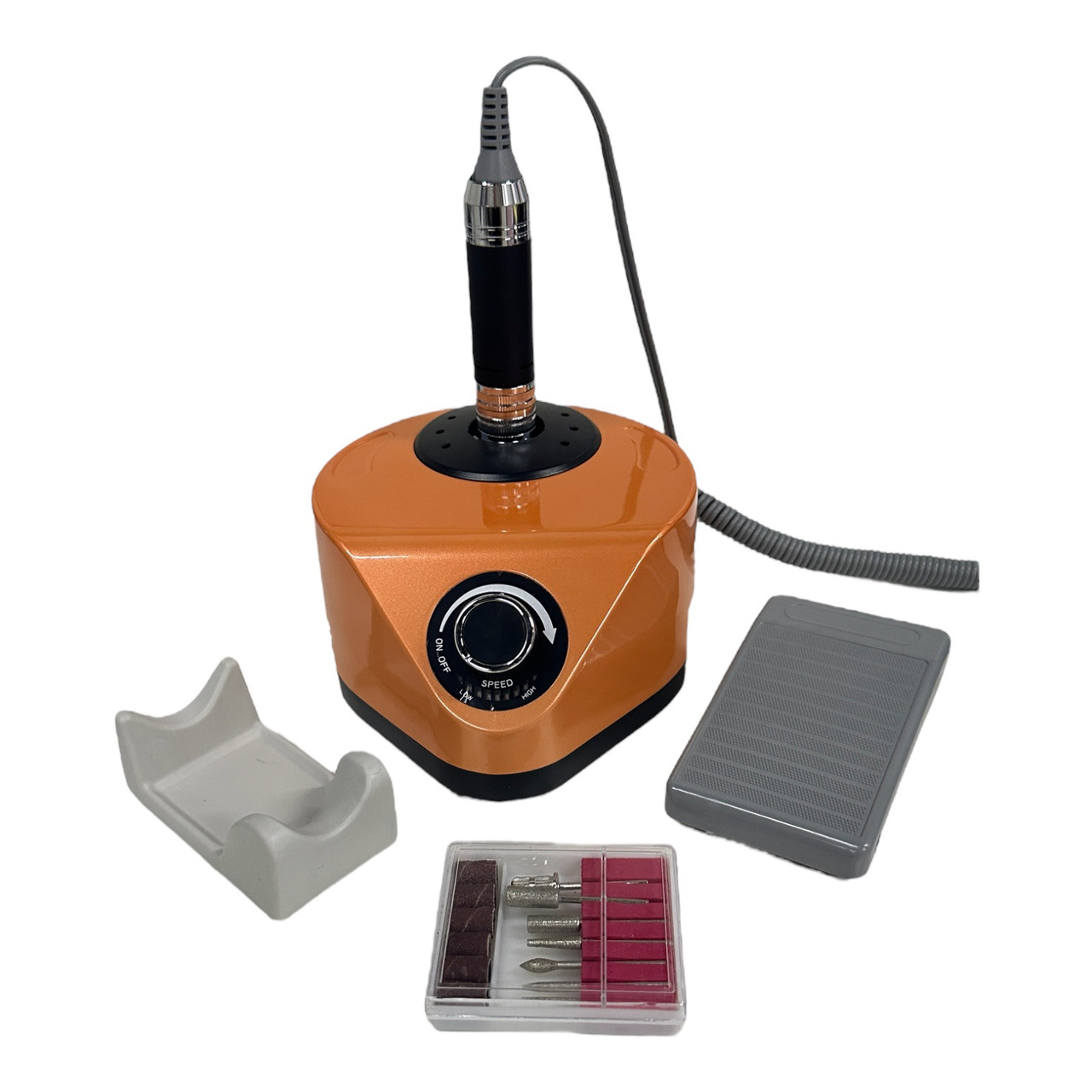 Фрезер для манікюру ZS-608, 45000 оборотів, 65 Вт, помаранчевий