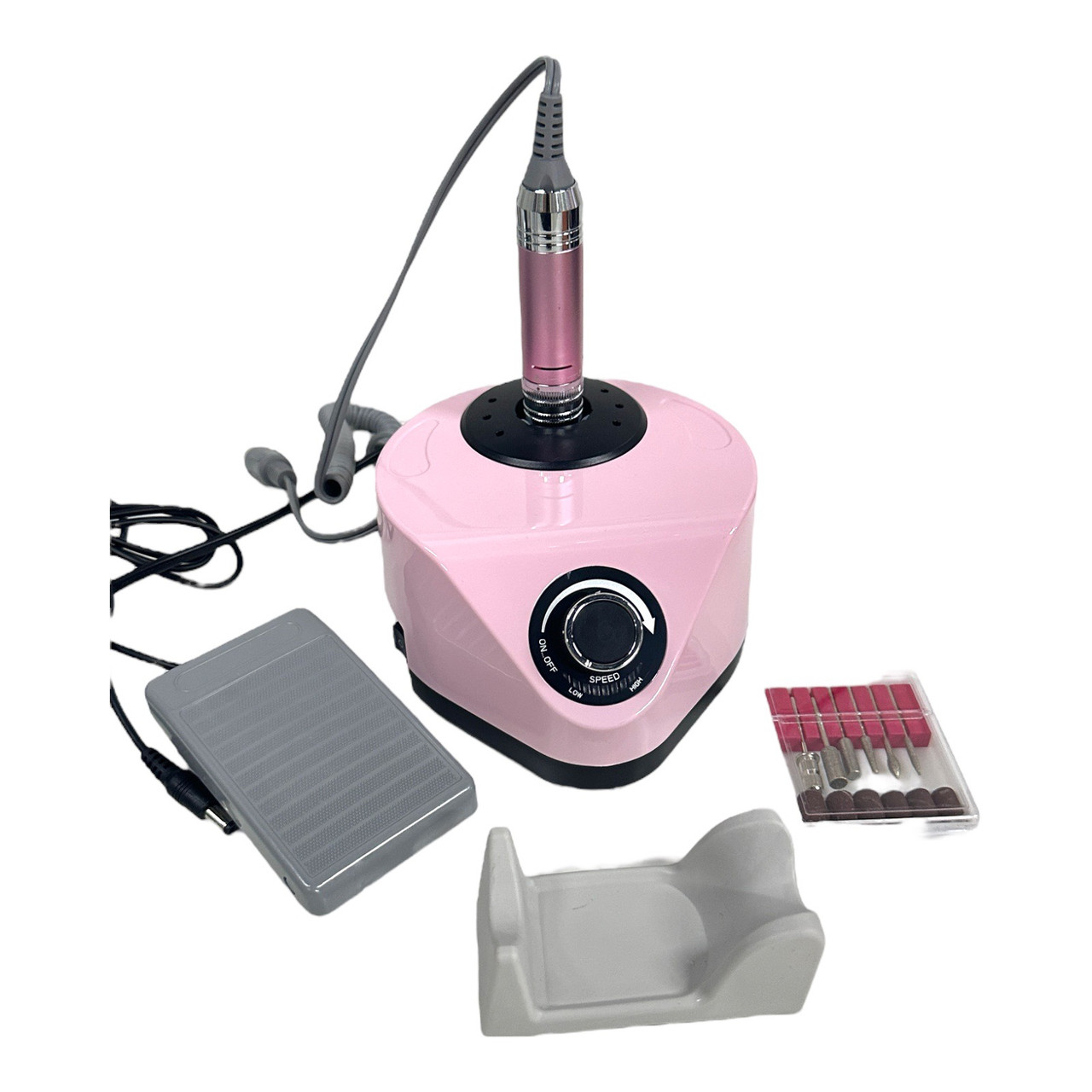 Фрезер для манікюру ZS-608, 45000 оборотів, 65 Вт, рожевий
