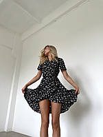 Модное летнее лёгкое платье свободного кроя, легкое воздушное Турецкий штапель 42-46,48-52 Цвета 5 Коралл