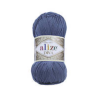 Пряжа Alize Diva 353 Indigo