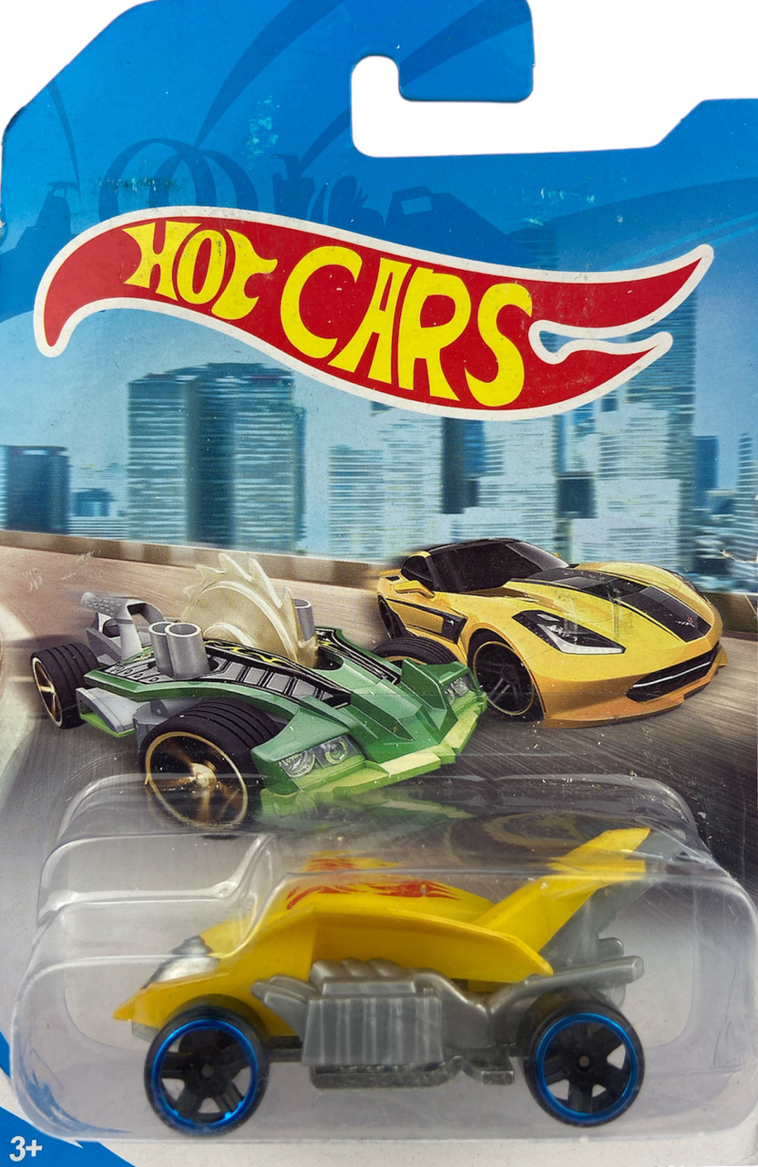 Машинка Хот Вілс Жовта Hot CARS RACING 324.46