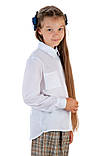 Біла блуза для дівчинки-підлітка, фото 4