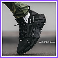 Кроссовки мужские Reebok Zig Kinetica Edge Black / Рибок Зиг Кинетика едж черные