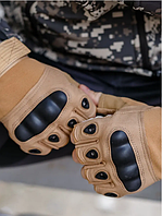 Тактичні рукавички ЗСУ штурмові (койот),Захисні військові безпалі рукавички стрілкові