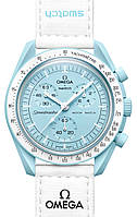 Наручные часы Swatch x Omega Bioceramic MoonSwatch Collection ''Mission to Uranus" (SO33L100)