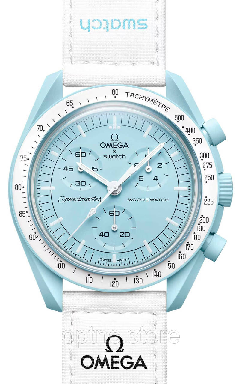 Наручний годинник Swatch x Omega Bioceramic MoonSwatch Collection ''Mission to Uranus" (SO33L100)