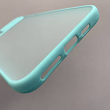 Чохол для Apple iPhone 11 Pro Max матовий із закритою камерою чохол на телефон айфон 11 про макс бірюзовий cur, фото 4