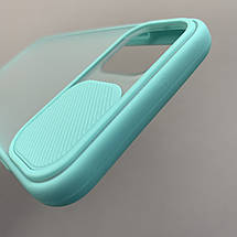 Чохол для Apple iPhone 11 Pro Max матовий із закритою камерою чохол на телефон айфон 11 про макс бірюзовий cur, фото 5