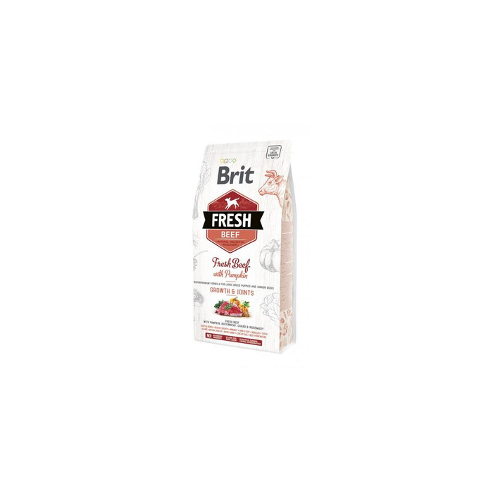 Сухий Корм Brit Fresh Beef/Pumpkin Puppy Large 12 кг