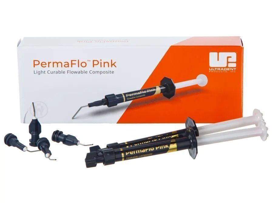 PermaFlo (ПермаФло) № 963,963-1, шпр.1.2мл, Pink - Текучий композит, микрогибридный (Ultradent Products - фото 2 - id-p1005690790