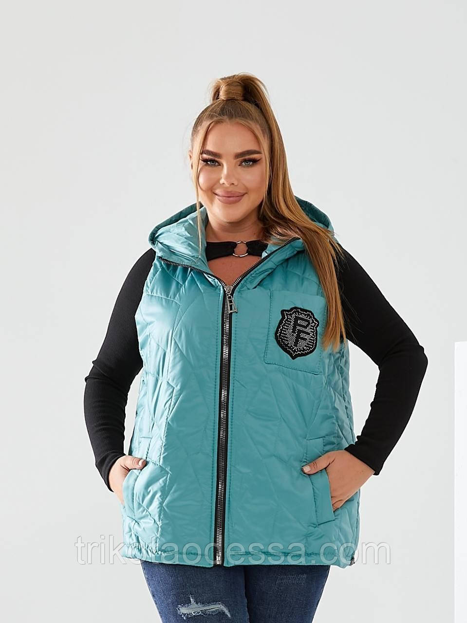 Жилетка жіноча 605вч батал р.48-58, фото 1