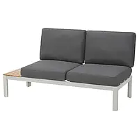 IKEA BYTTHOLMEN (994.175.23), 2-местный диван снаружи, szara stejca / Frösön / Duvholmen темно-серый